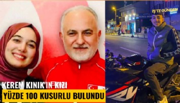 Kerem Kınık'ın kızı yüzde 100 kusurlu bulundu