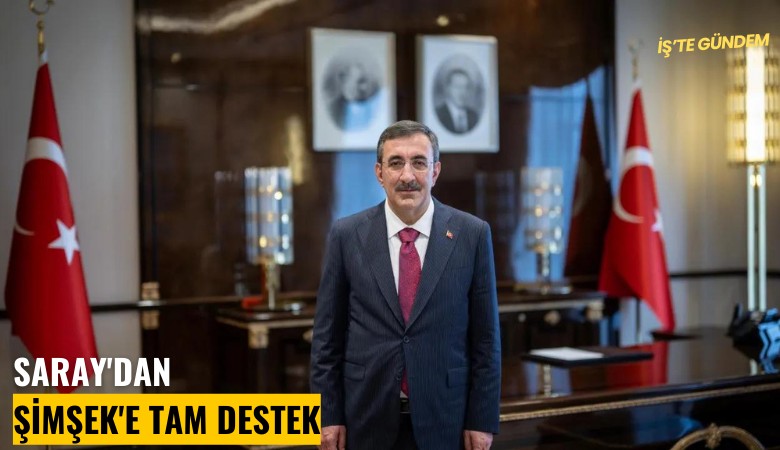 Saray'dan Şimşek'e tam destek