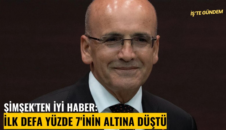 Şimşek'ten iyi haber: İlk defa yüzde 7'inin altına düştü