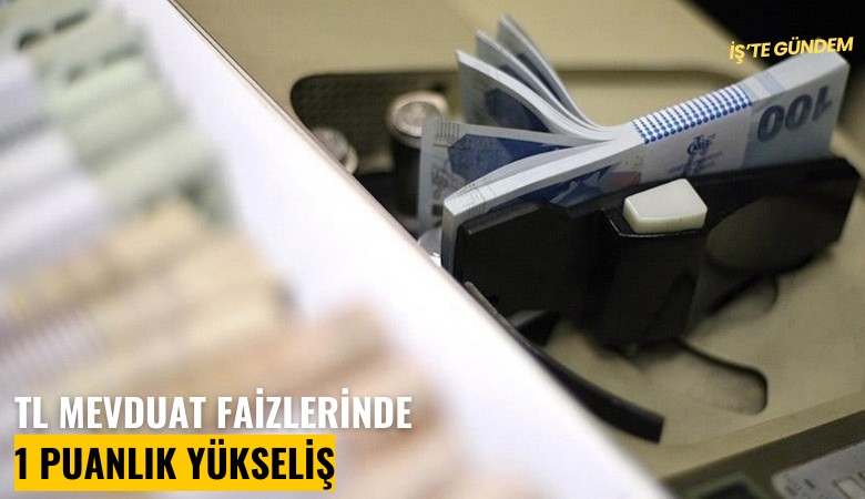 TL mevduat faizlerinde 1 puanlık yükseliş