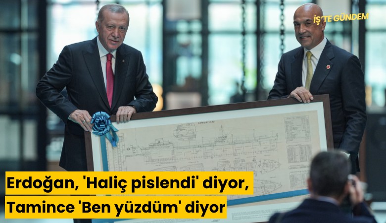 Erdoğan, 'Haliç pislendi' diyor, Tamince 'Ben yüzdüm' diyor