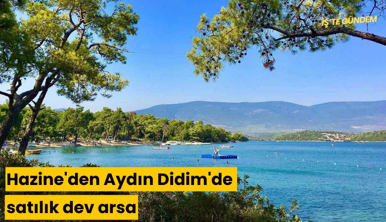 Hazine'den Aydın Didim'de satılık dev arsa