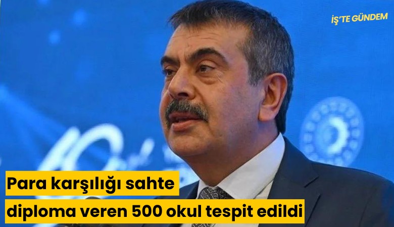 Para karşılığı sahte diploma veren 500 okul tespit edildi