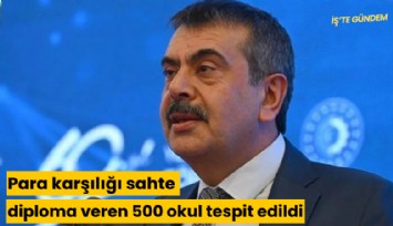 Para karşılığı sahte diploma veren 500 okul tespit edildi