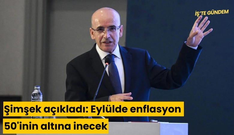 Şimşek açıkladı: Eylülde enflasyon 50'inin altına inecek