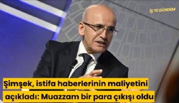 Şimşek, istifa haberlerinin maliyetini açıkladı: Muazzam bir para çıkışı oldu