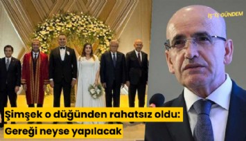 Şimşek o düğünden rahatsız oldu: Gereği neyse yapılacak