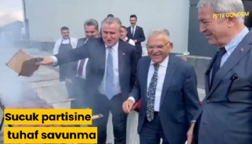 Sucuk partisine tuhaf savunma